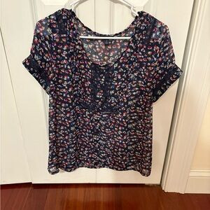 Floral Sheer Blouse